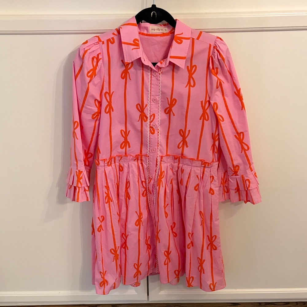Ivy City Co Bowie Dress in bow print
